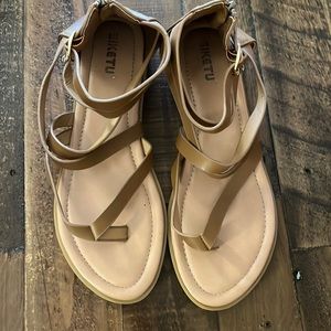Worn twice gladiator sandals